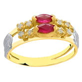 Anel de formatura de ouro 18k - Any